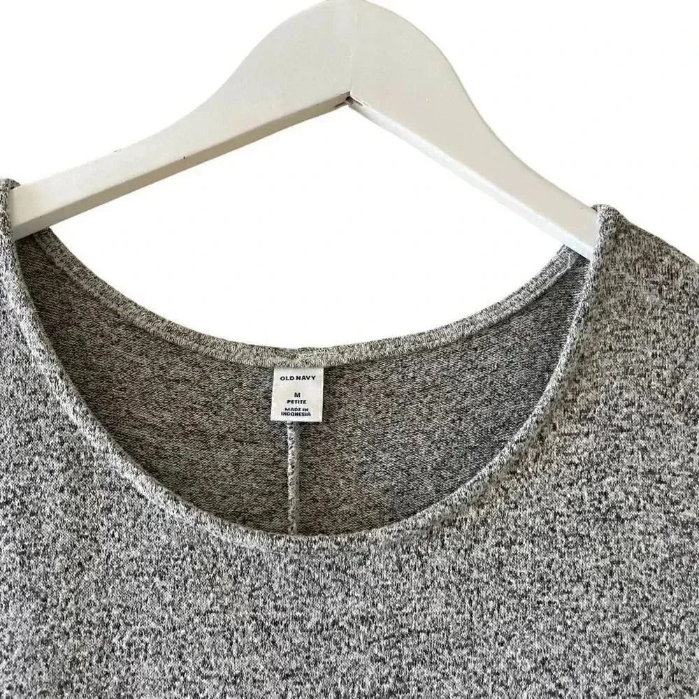 Old Navy Heather Gray Viscose Blend Swing Mini Dress Lightweight SZ MP # 1581 - Picture 2 of 12